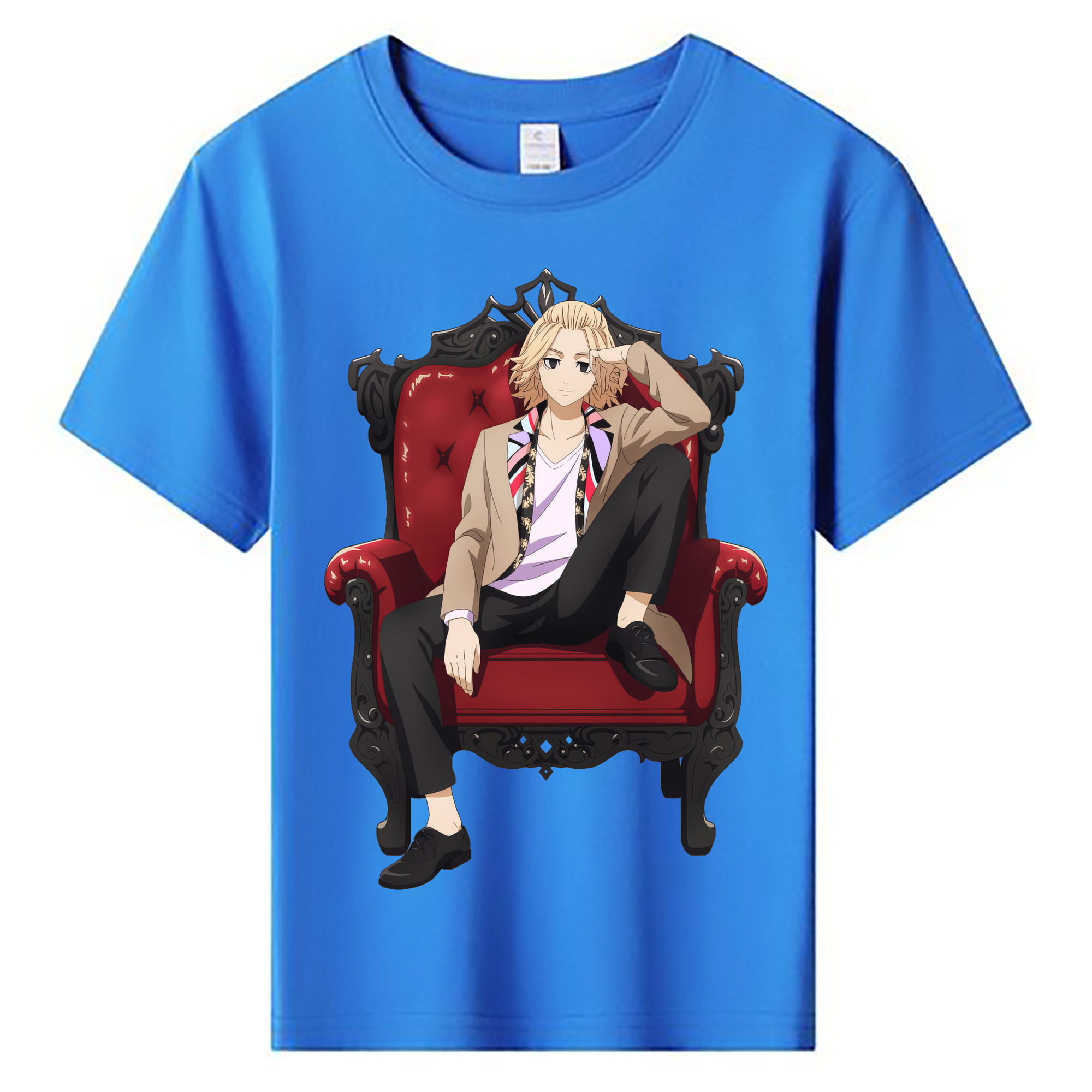 （画像用） 東京リベンジャーズ Tokyo Revengers 綿100％キッズTシャツ（フロントプリント）
